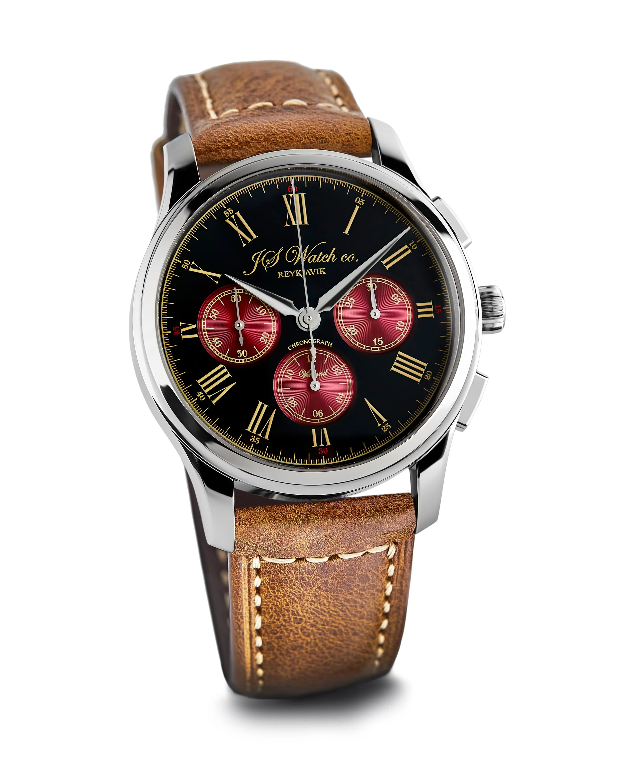 JS Watch Company Reykjavik — Vínland Chronograph Classic - Black